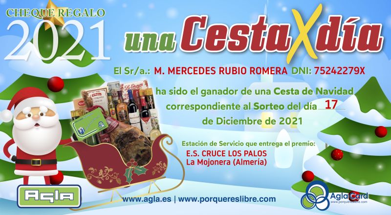 GANADOR DIA 17 CHEQUE 800