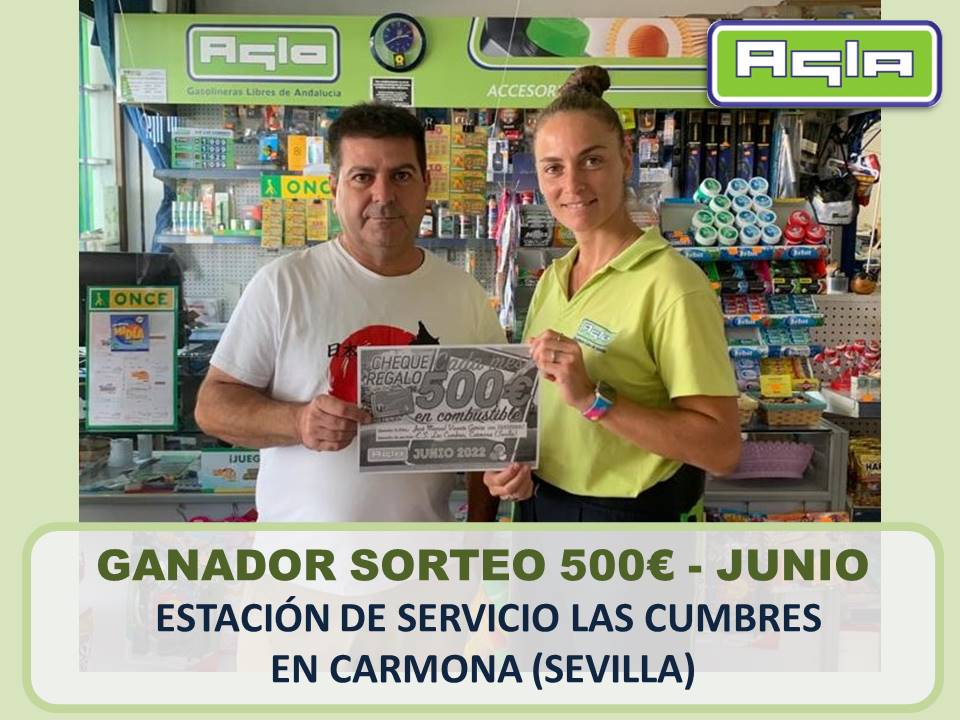 GANADOR JUNIO 500 EN COMBUSTIBLE